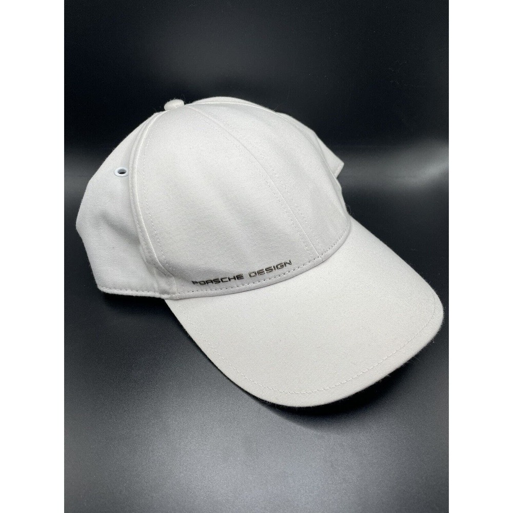 Porsche Design Adjustable Hat White Black Men’s Women’s Racing Cap